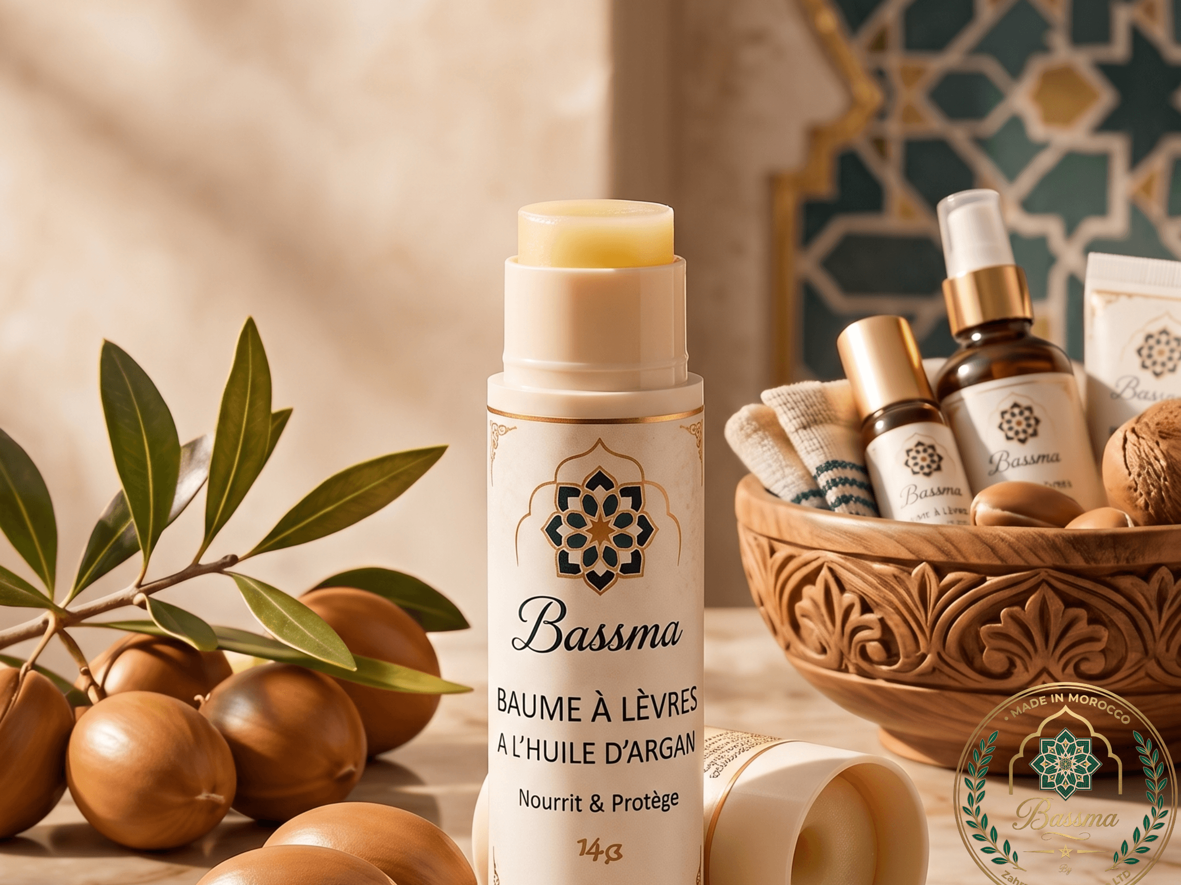 Baume à Lèvres à l'Huile d'Argan