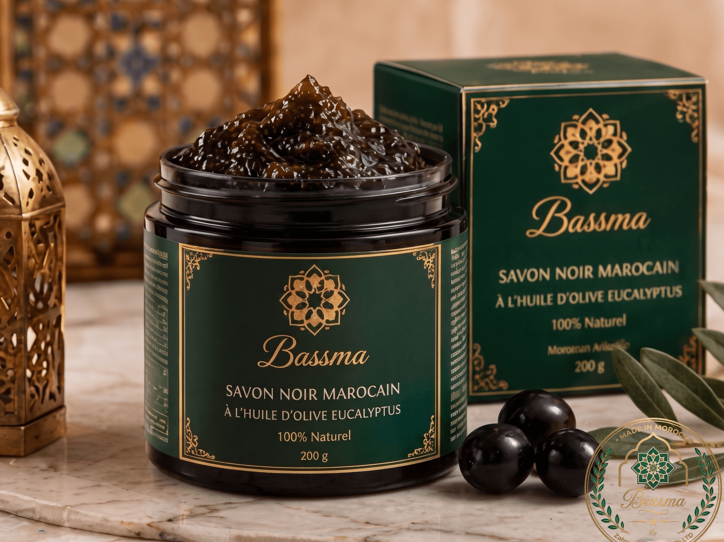 Savon Noir Marocain à l'Eucalyptus